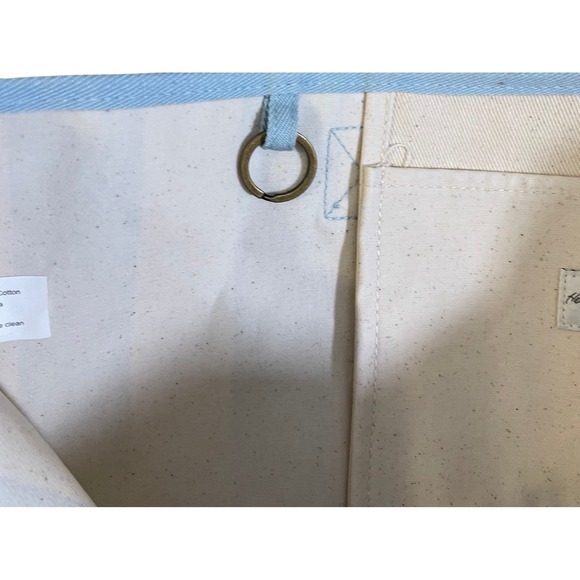 MAGNOLIA Large Canvas Tote Bag Cross Nautical Blue Stripe Farmhouse Beach Travel - Picture 6 of 11